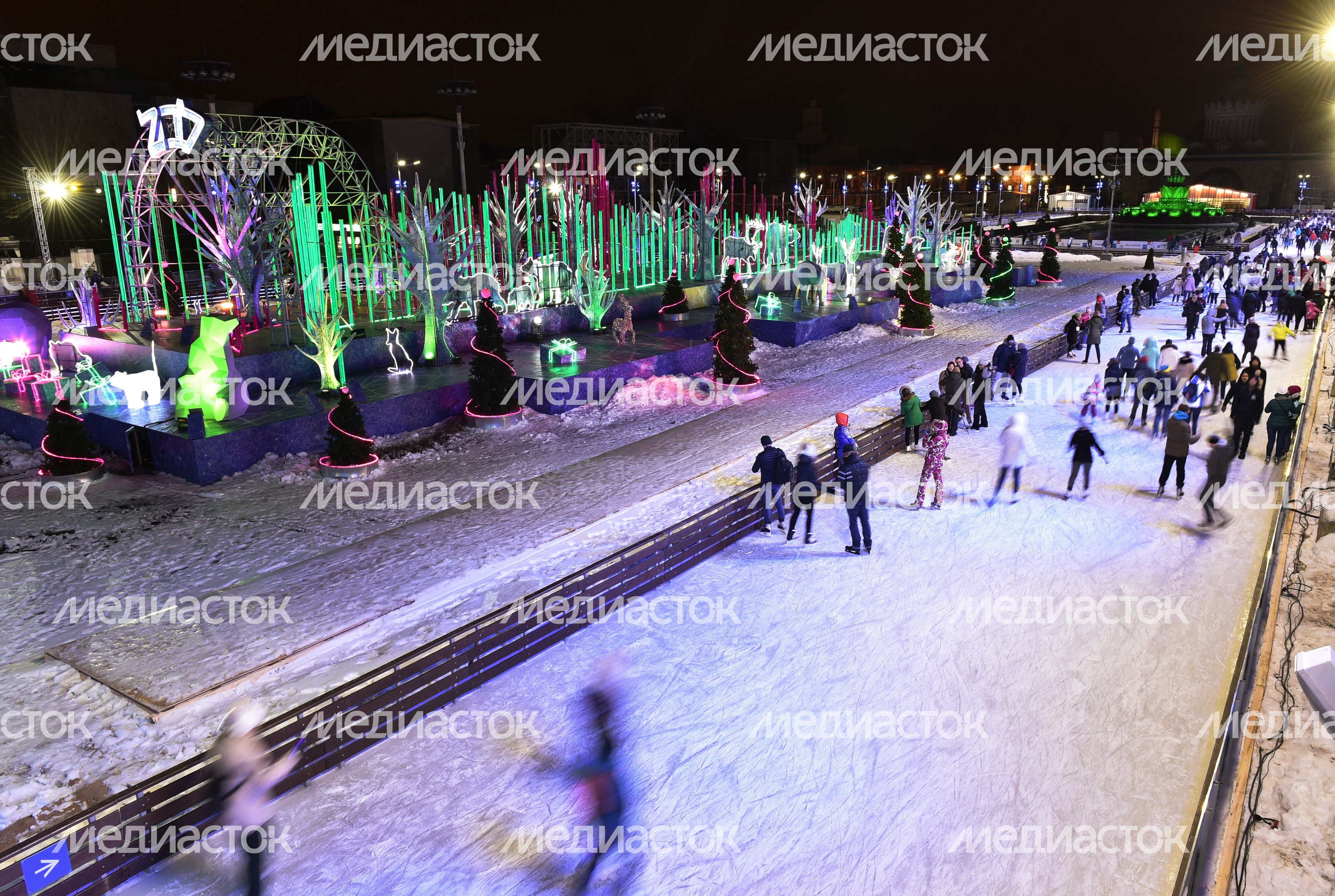 Открытие катка на ВДНХ