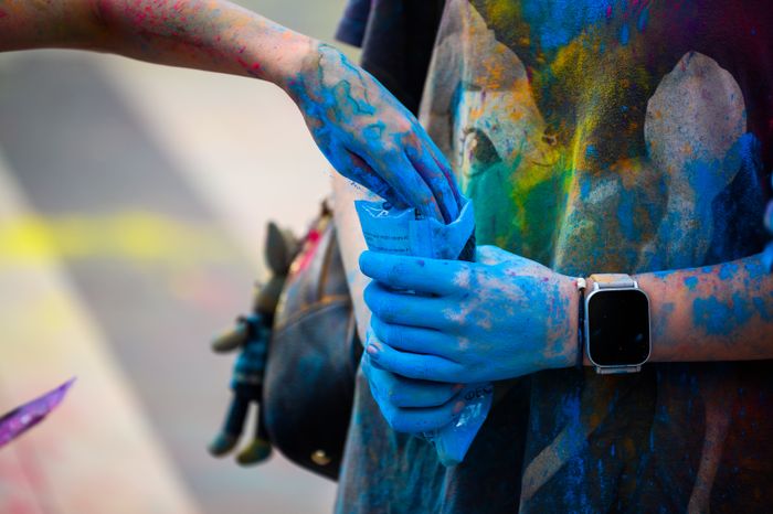 Фестиваль красок Holi Dance в Наташинском парке в Люберцах