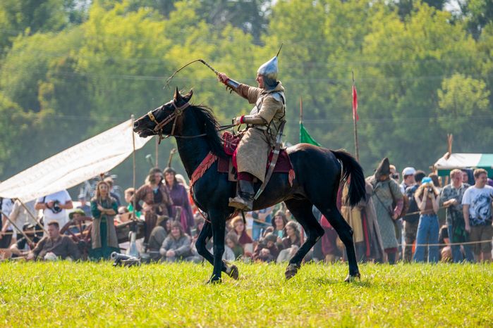 Эпоха Древней Руси XVI века на фестивале «Гуляй город» в округе Чехов