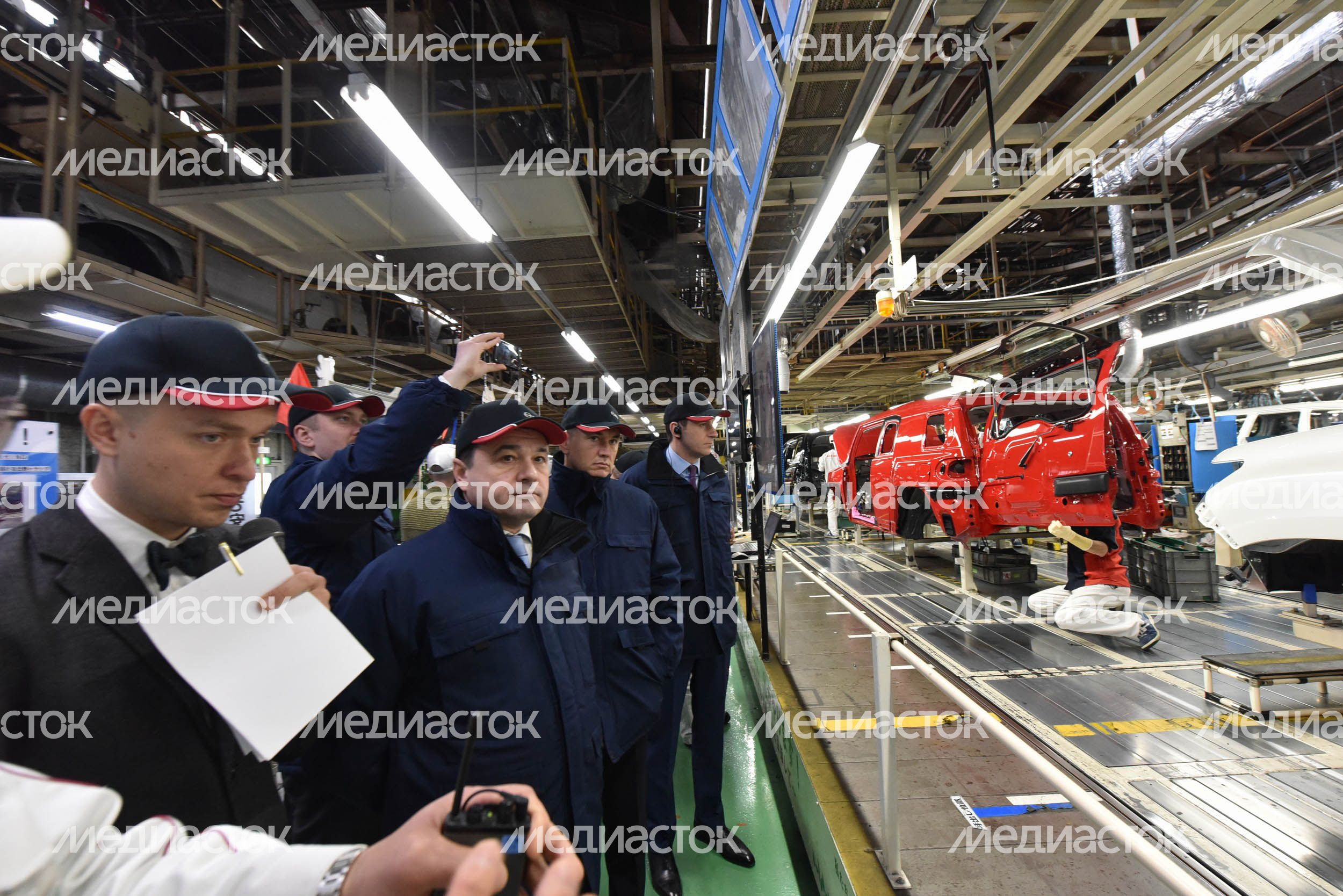 Рабочий визит губернатора Подмосковья на завод компании Hino Hamura plant в Токио