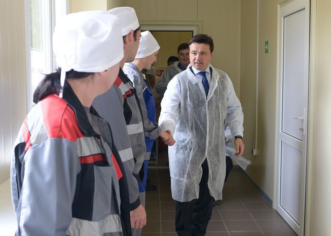 Андрей Воробьев посетил с рабочим визитом Серебряно-Прудский район