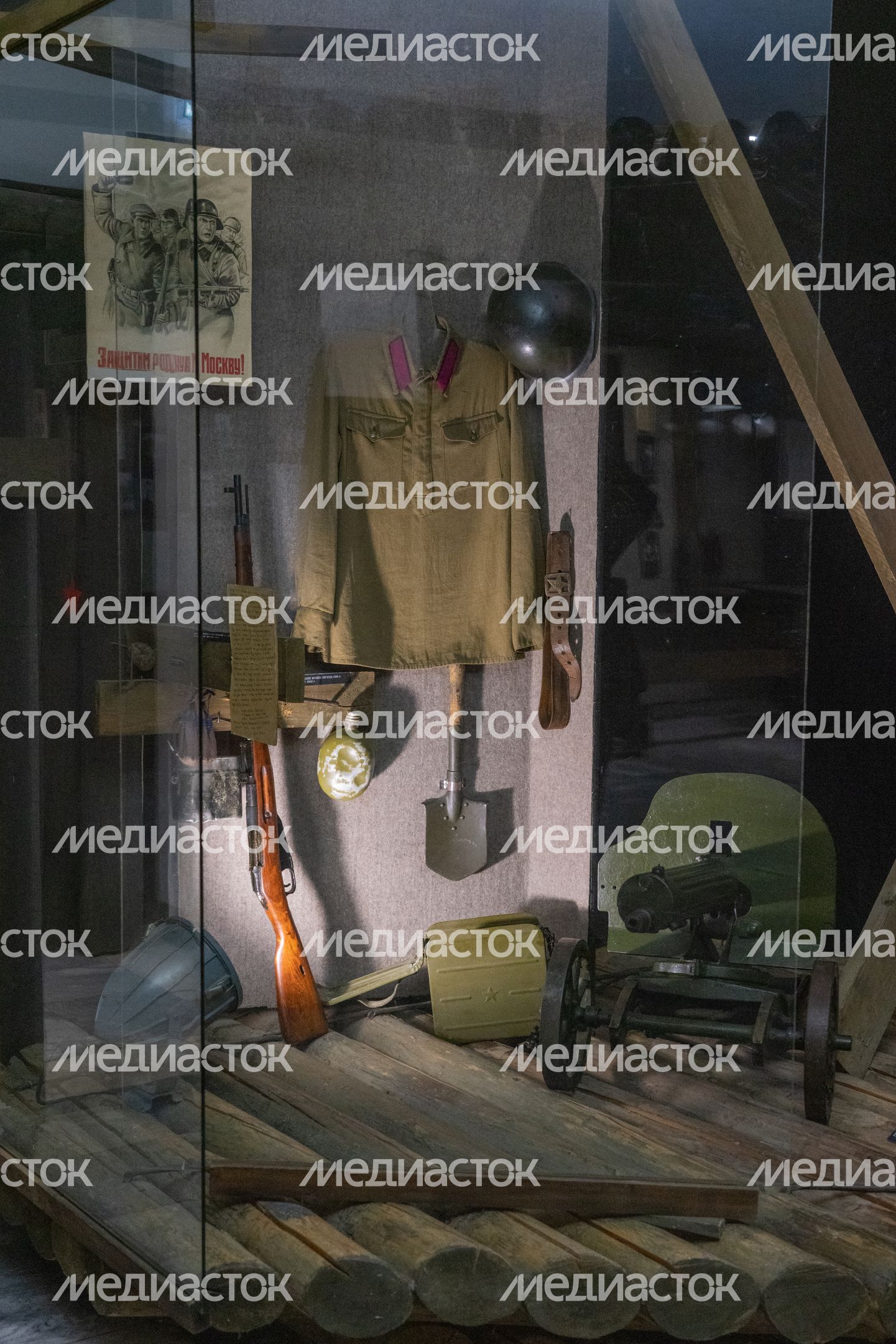 Можайск. Бородинский музей Экспозиция Бородино в годы ВОВ