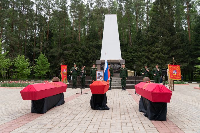 Мемориал латышской дивизии. Перезахоронение бойцов ВОВ