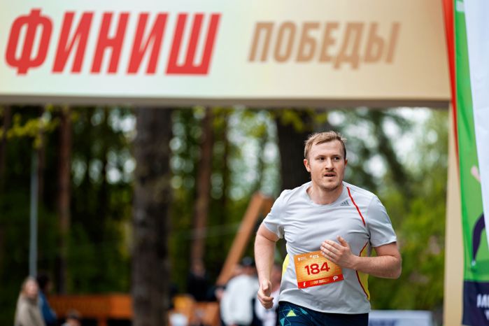 Легкоатлетический забег «Салют Победы» ко Дню Победы в Одинцовском парке спорта, культуры и отдыха