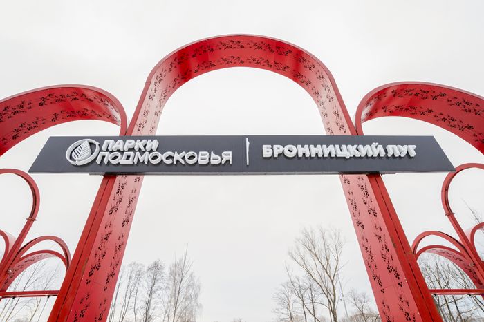 Бронницы. Парк «Бронницкий луг». Зима