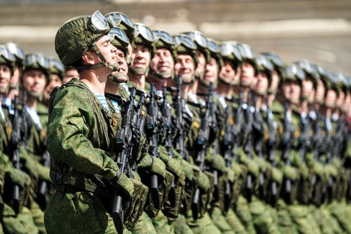 Генеральная репетиция парада Победы в Москве в 2021 году