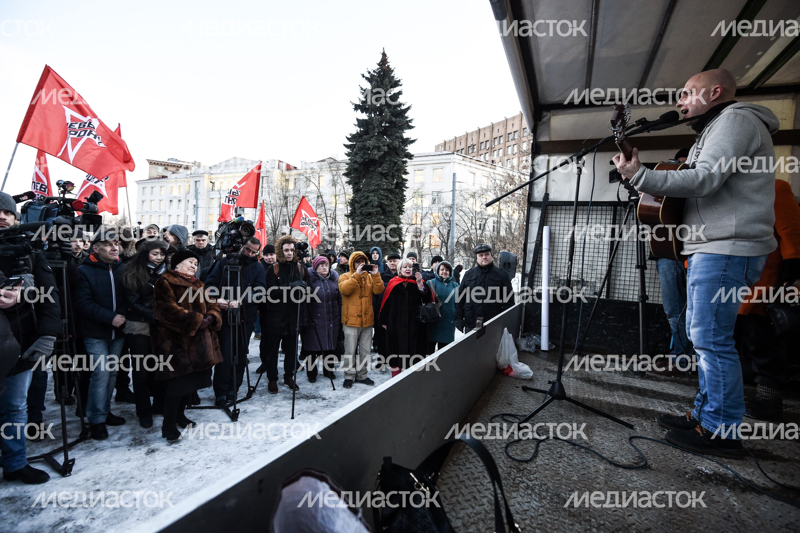 Митинг, приуроченный к выборам президента России, прошел в Москве