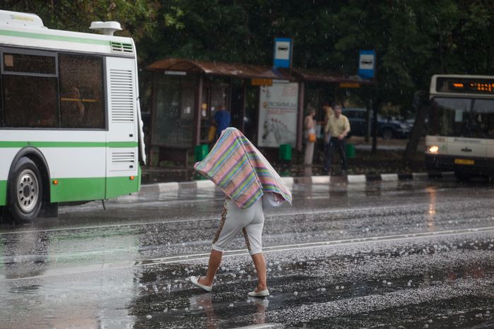 Дождь в Москве