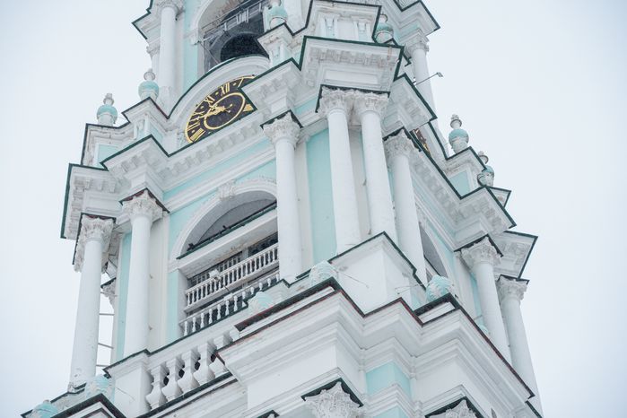 Сергиев Посад. Свято-Троицкая Сергиева лавра. Зима