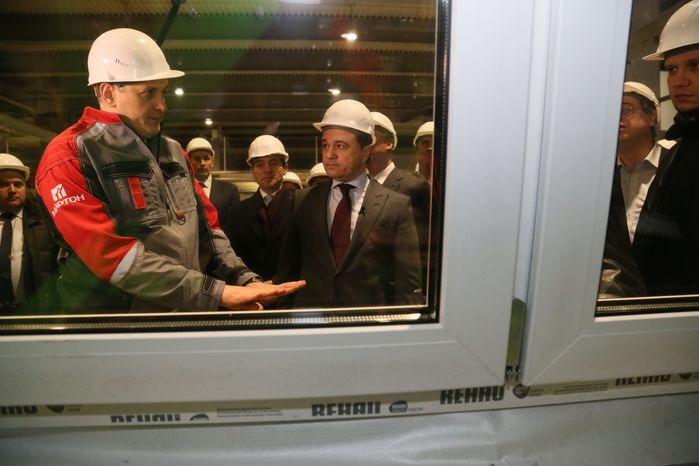 А. Воробьев на открытии комбината «Град» в Наро-Фоминском районе