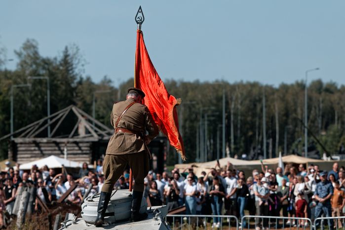 Военно-историческая реконструкция «Огненная дуга» в Одинцовском округе, посвященная Курской битве