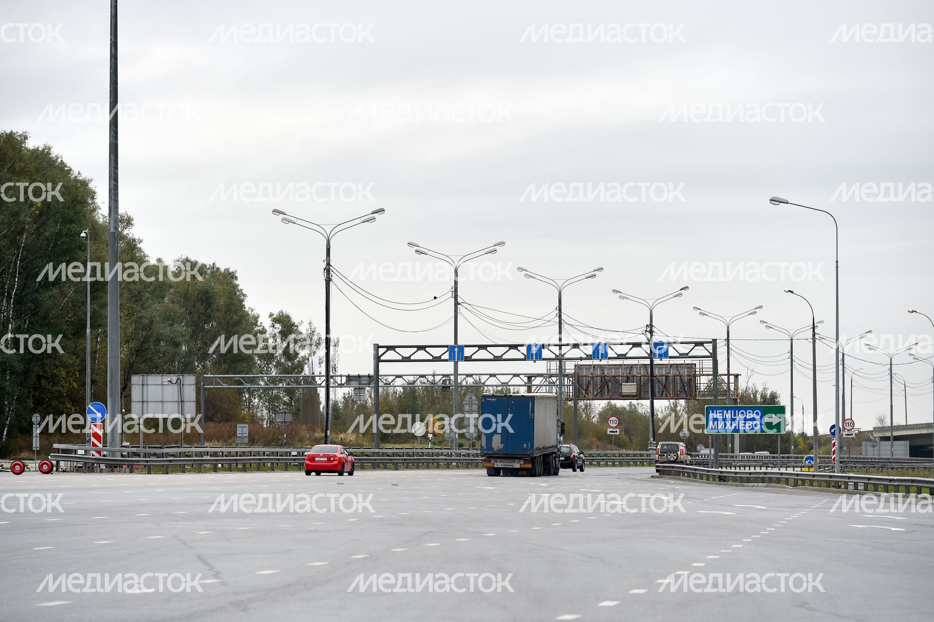 Демонстрация работы беспилотных летательных аппаратов на трассе М-4 «Дон»