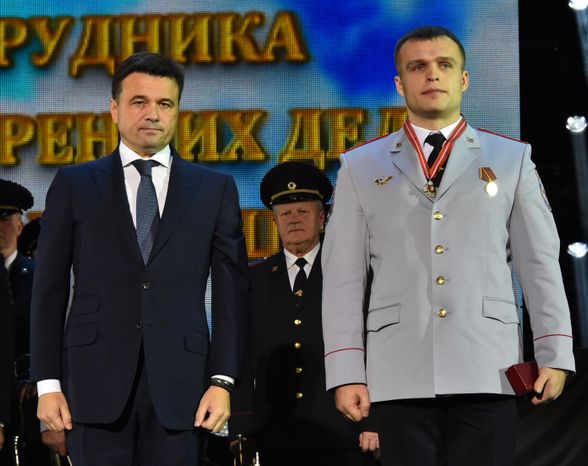 Празднование дня МВД