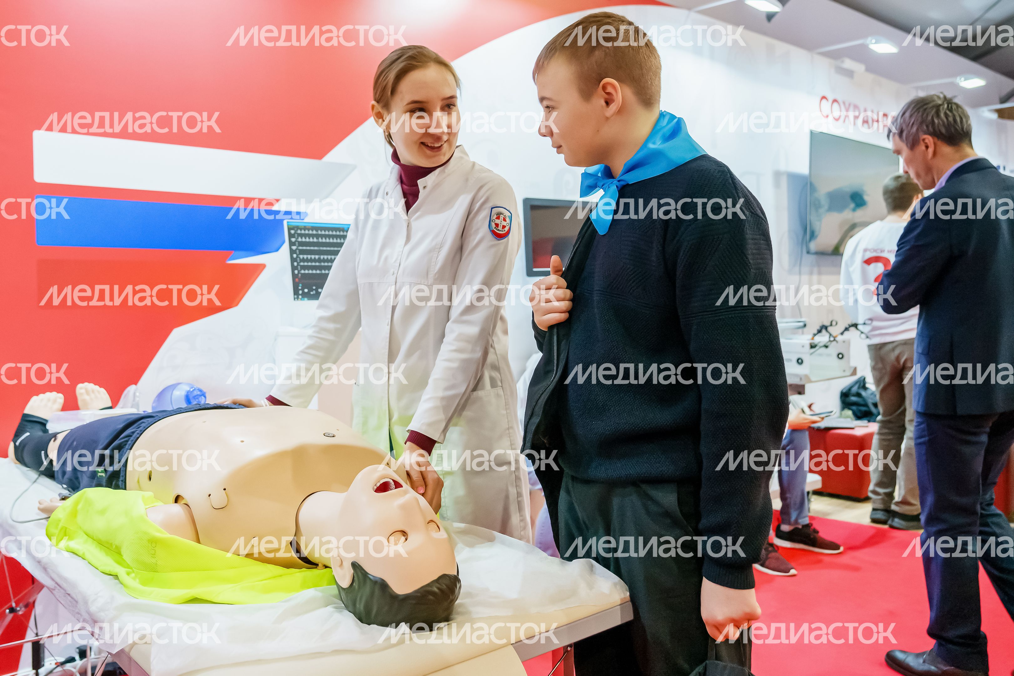 Фестиваль профессий на выставке "Россия". Стенд «Ученые будущего»