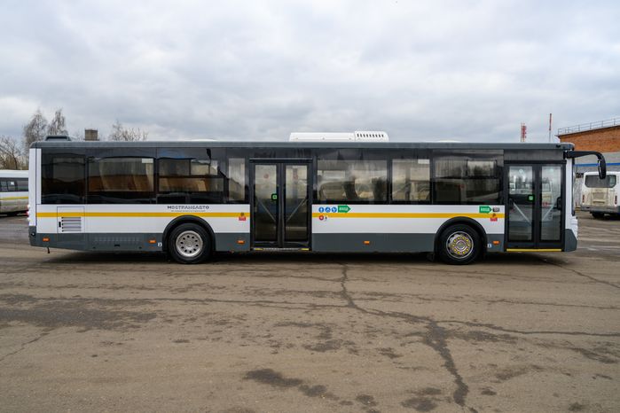Автобус Мострансавто перед отправлением в рейс