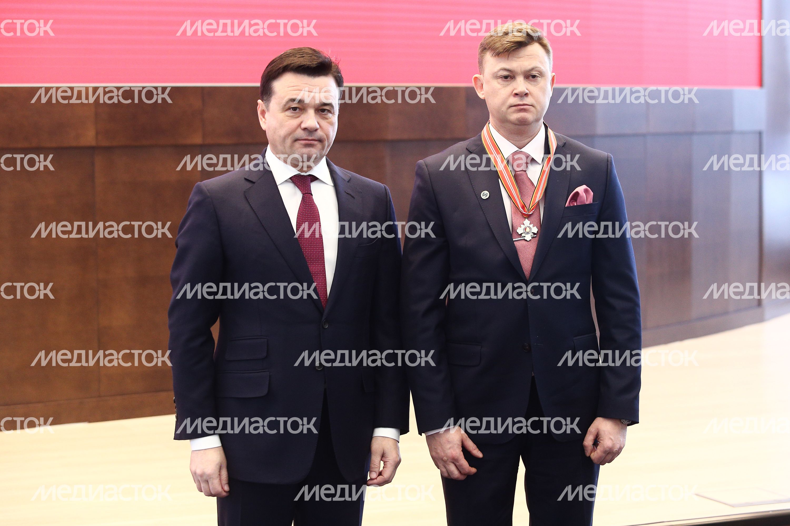 Открытие губернатором Подмосковья торжественного мероприятия, приуроченного ко Дню защитника Отечества