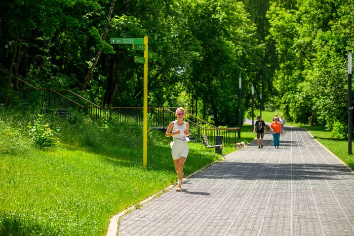 Парк культуры и отдыха имени Виктора Талалихина в Подольске после благоустройства