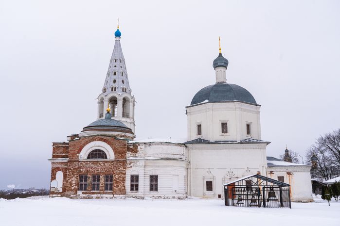 Серпухов. Соборная гора. Зима