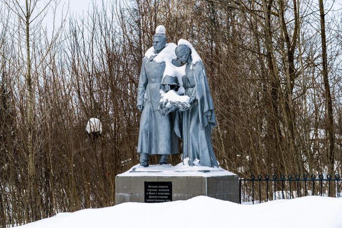 Памятники, посвященные Великой Отечественной войне в поселке Колюбакино Рузского округа