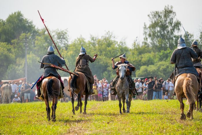 Эпоха Древней Руси XVI века на фестивале «Гуляй город» в округе Чехов