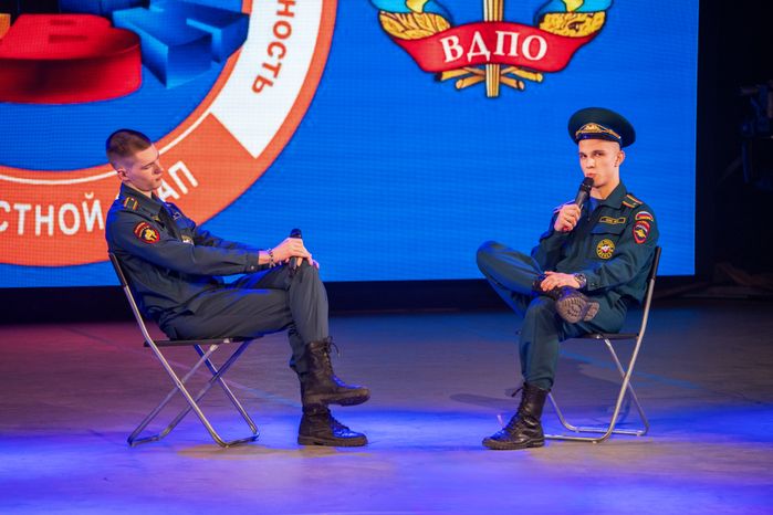 Областной этап конкурса КВН на противопожарную тематику в Ступино
