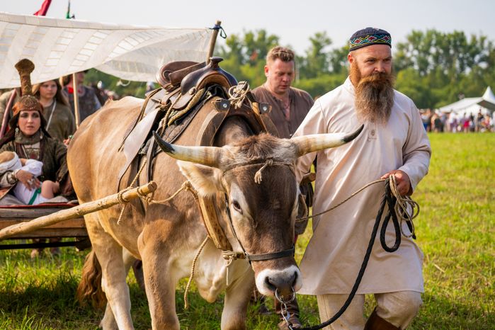 Эпоха Древней Руси XVI века на фестивале «Гуляй город» в округе Чехов