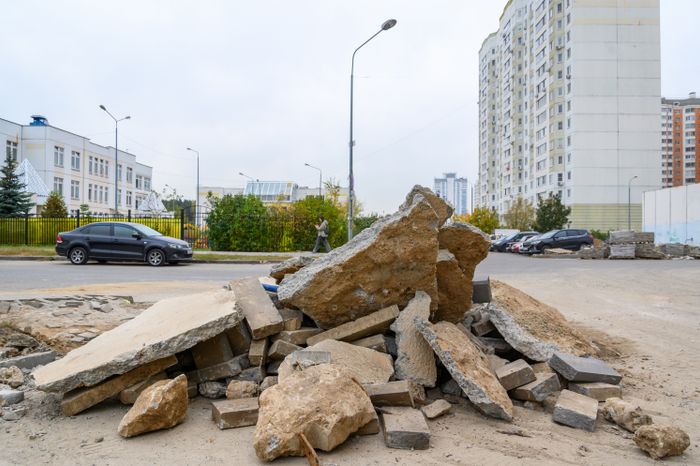 Благоустройство двора в Балашихе на улице Свердлова