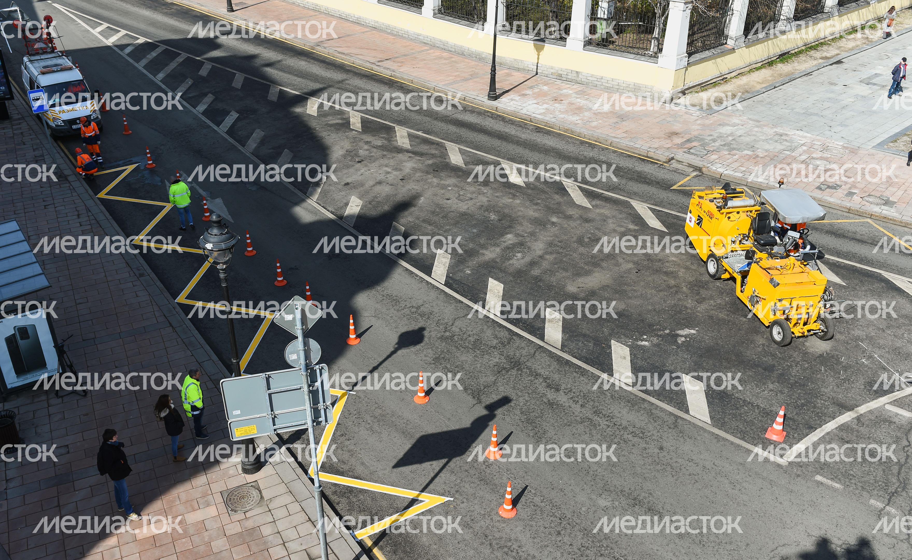 Нанесение дорожной разметки в Москве Нанесение дорожной разметки в Москве
