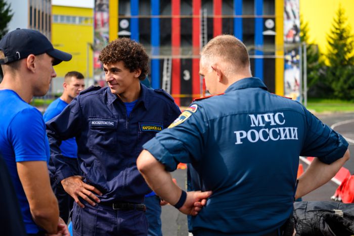 Конкурс профмастерства среди пожарных и начальников караулов МЧС и Мособлпожспаса в Подольске