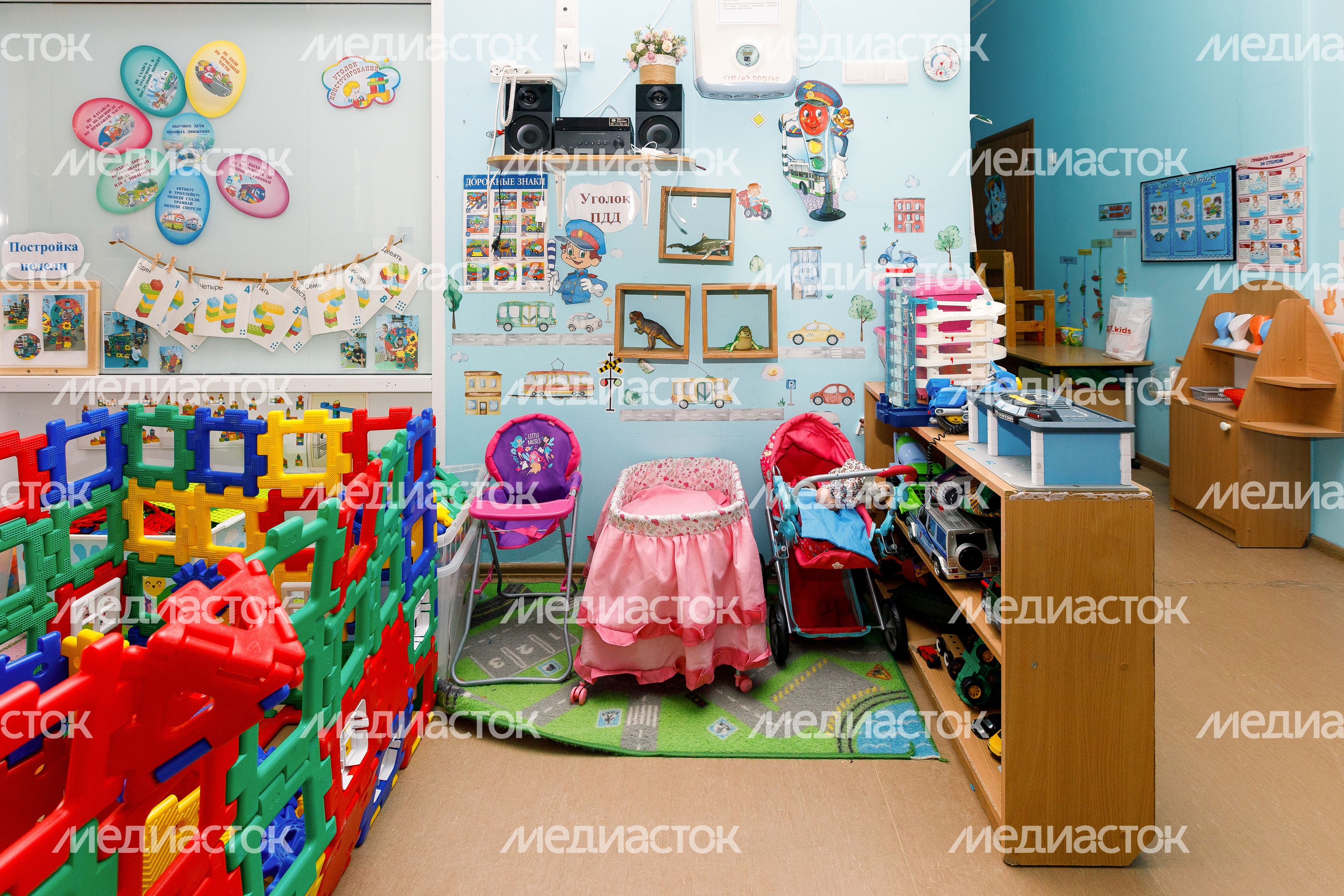 Игровая комната в детском саду «Котенок» из Химок