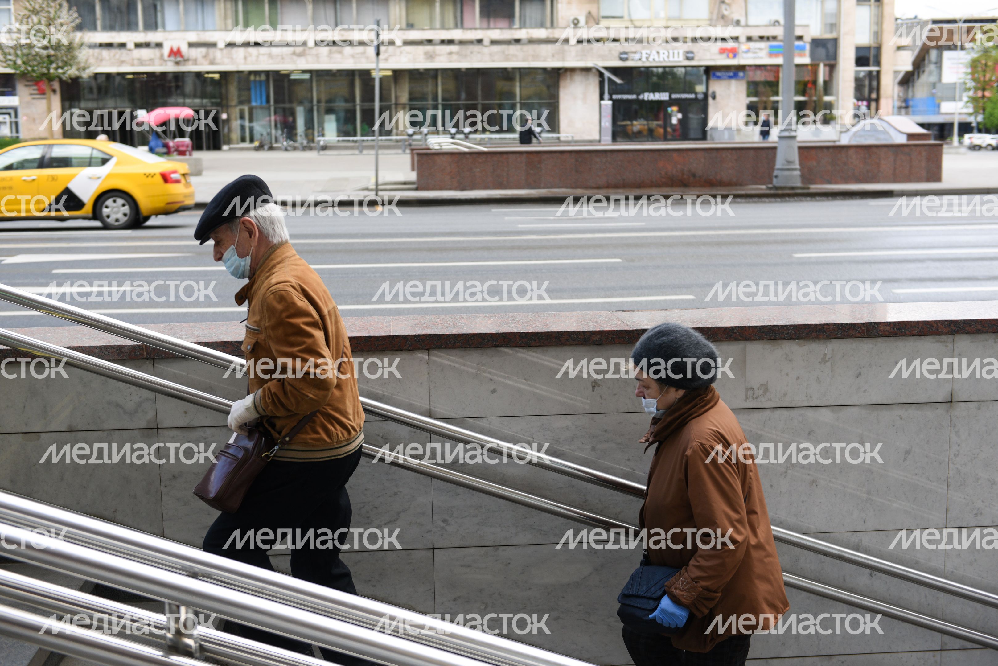 Московский регион во время «масочного режима» в связи с угрозой распространения коронавируса