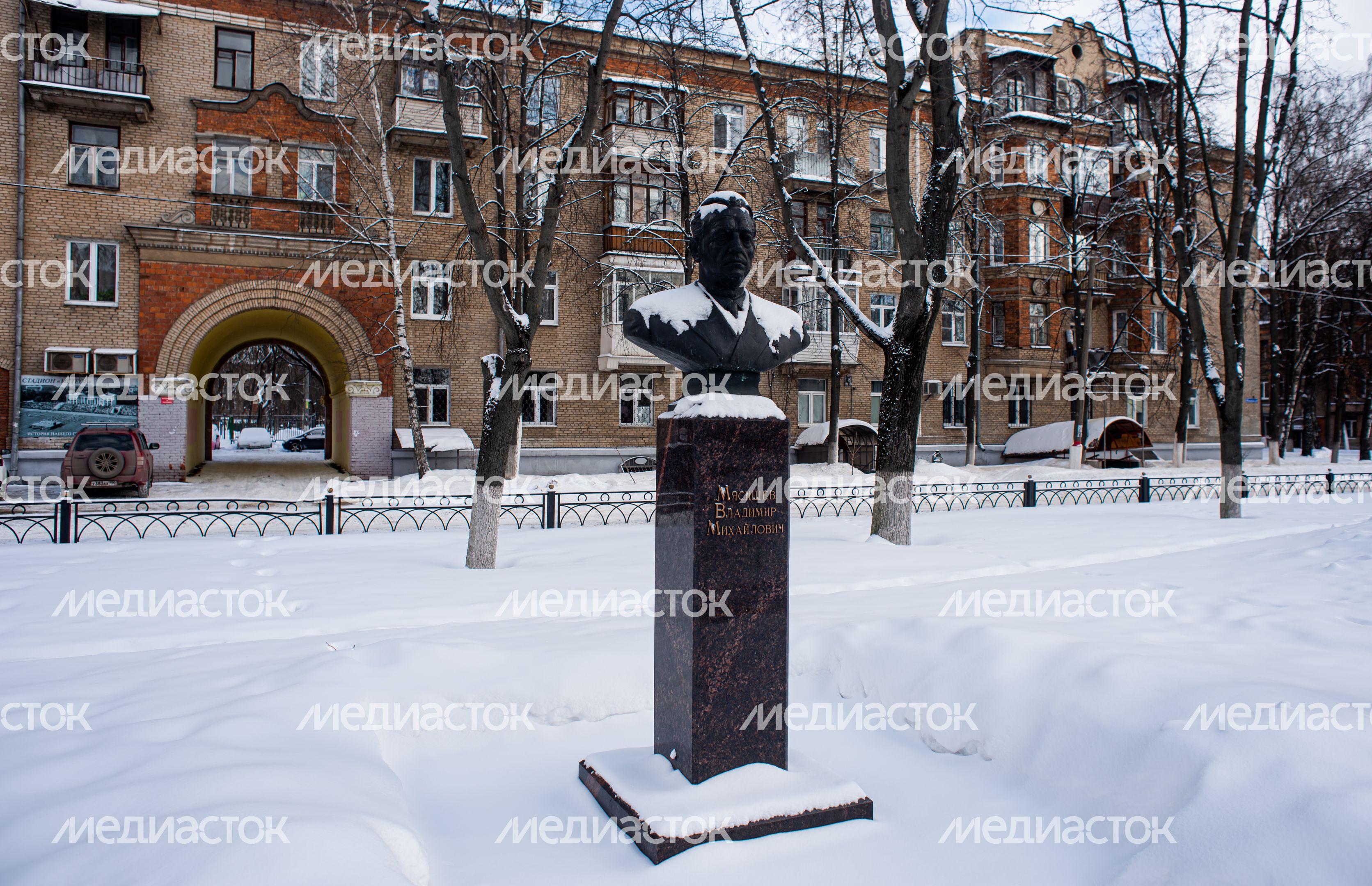 Зимние виды города Жуковский