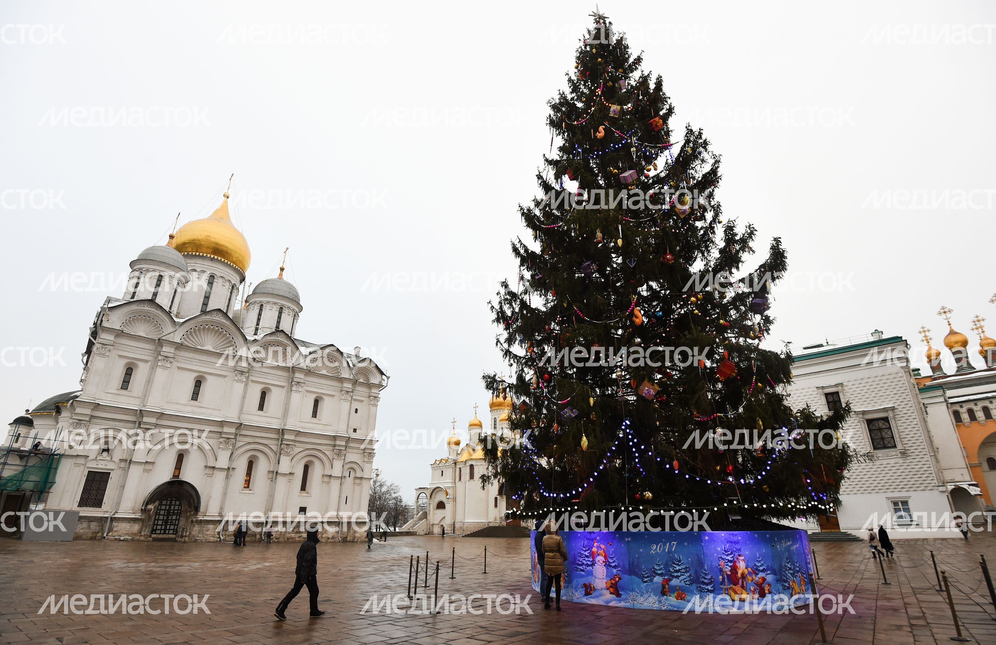 Как украсили главную новогоднюю елку страны