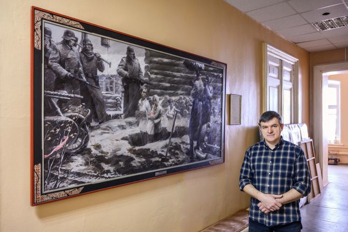 В мастерской художников Ильи и Натальи Рожковых в Орехово-Зуевском г.о.