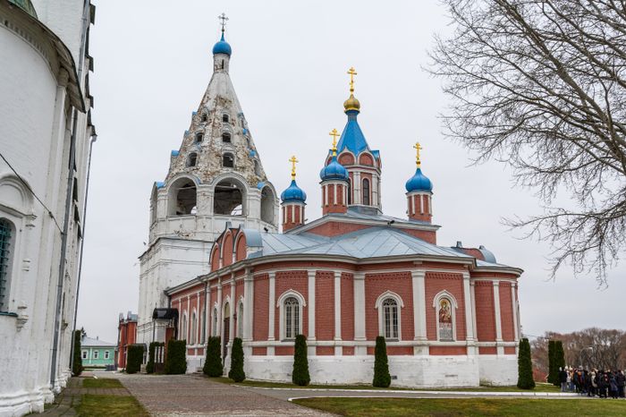 Осенние виды Коломны в Подмосковье
