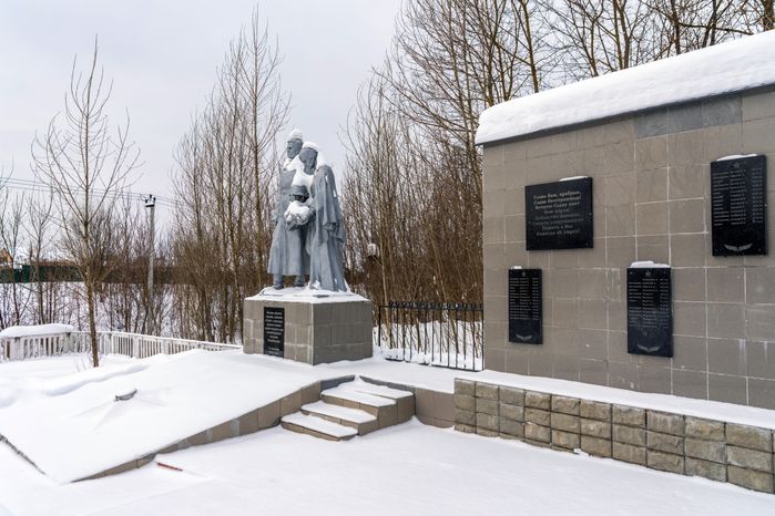 Памятники, посвященные Великой Отечественной войне в поселке Колюбакино Рузского округа