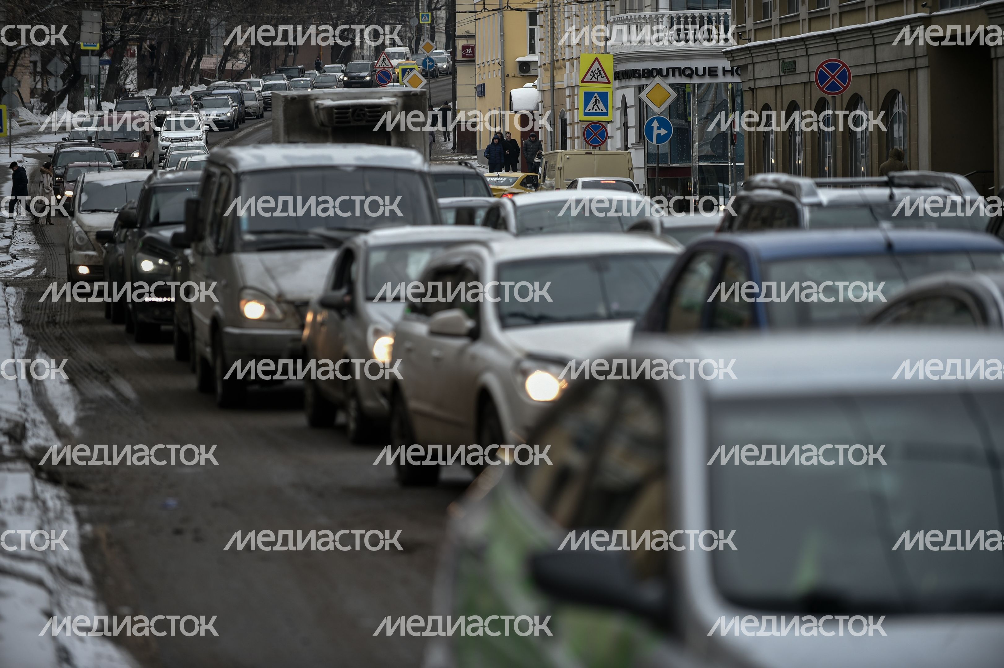 Дорожная ситуация в Москве