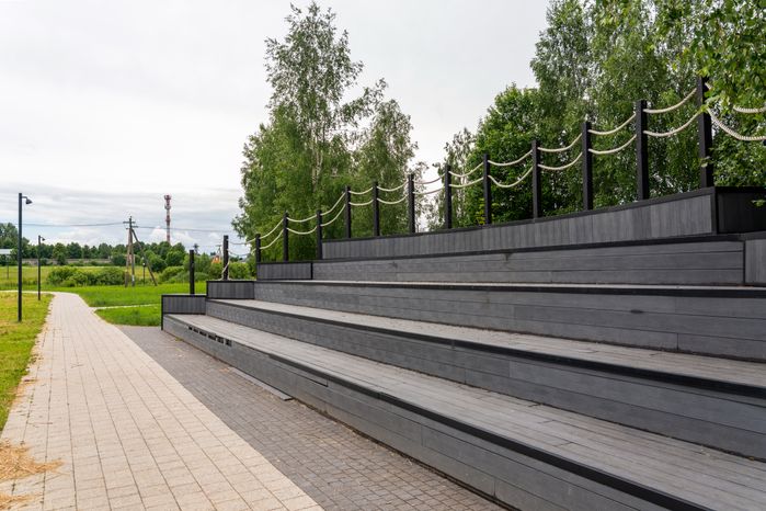 Благоустройство набережной парка «Красный ручей» в Лотошино