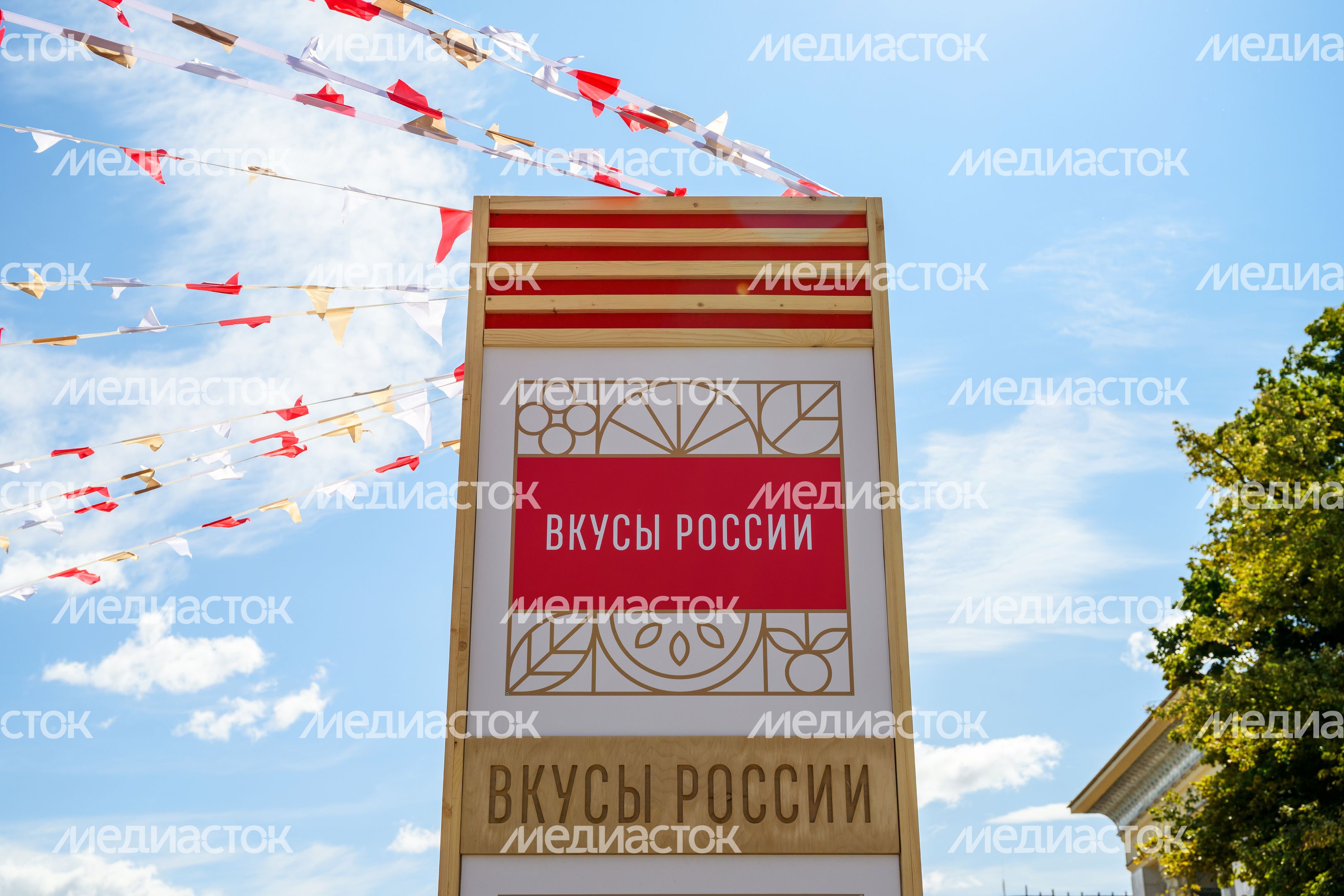 Ярмарка продуктов питания, произведенных в Подмосковье, на гастрономическом фестивале «Вкусы России» 2026 на ВДНХ