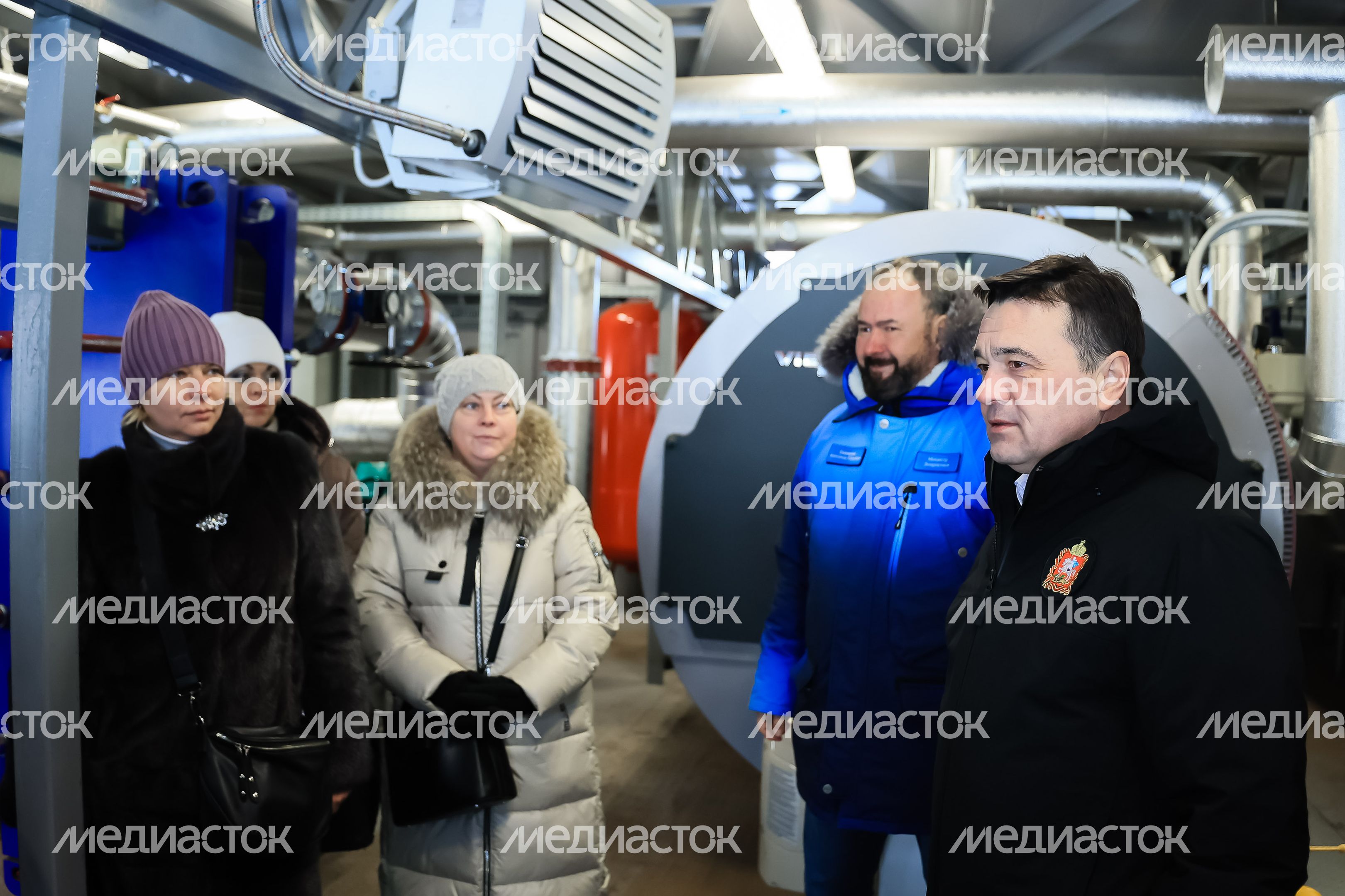 Посещение губернатором котельной в Ликине-Дулеве