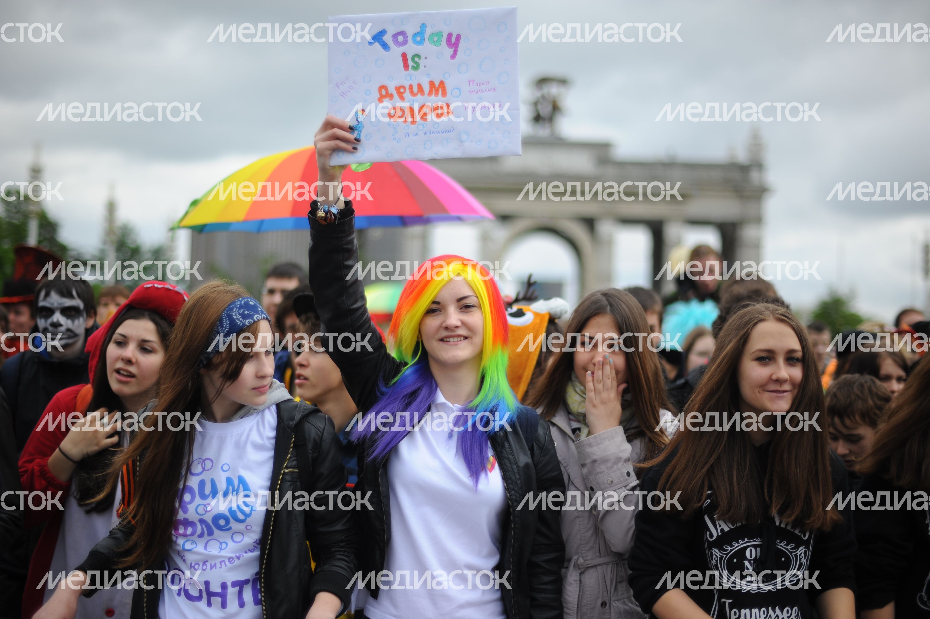 Парад мыльных пузырей «Дримфлеш» в Москве