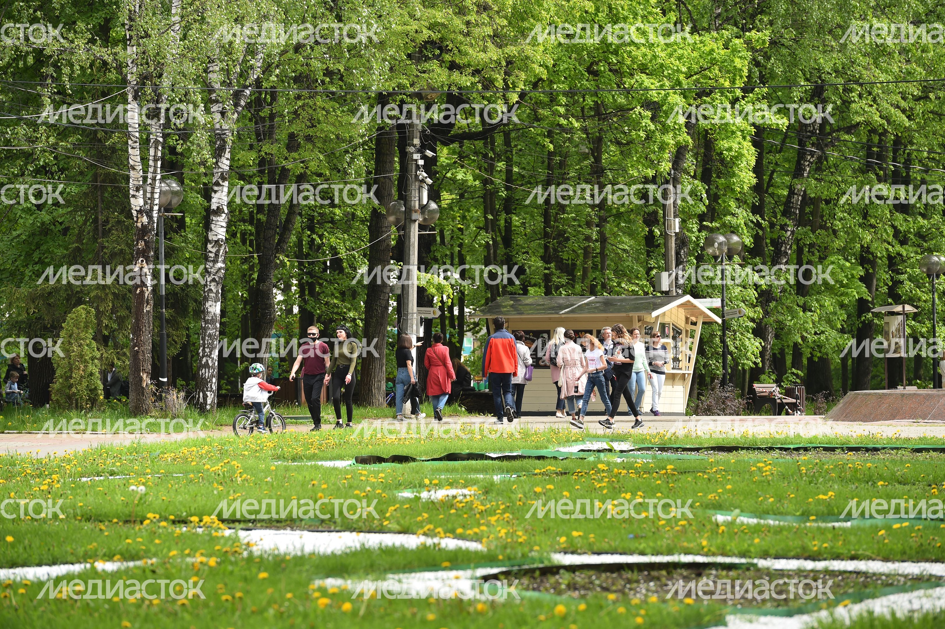 Открытие парков в Подмосковье