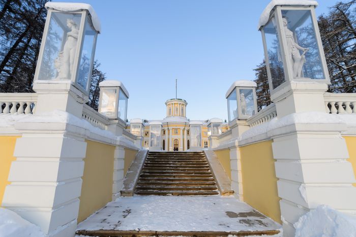 Красногорск. Усадьба «Архангельское». Зима