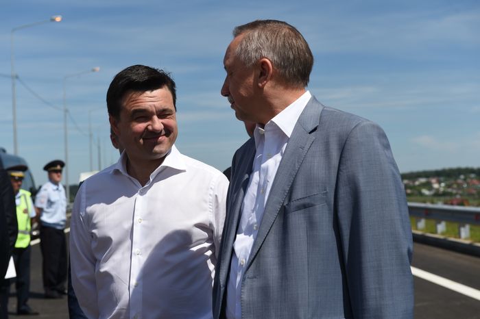 Губернатор Московской области Андрей Воробьев открыл путепровод в Солнечногорском районе