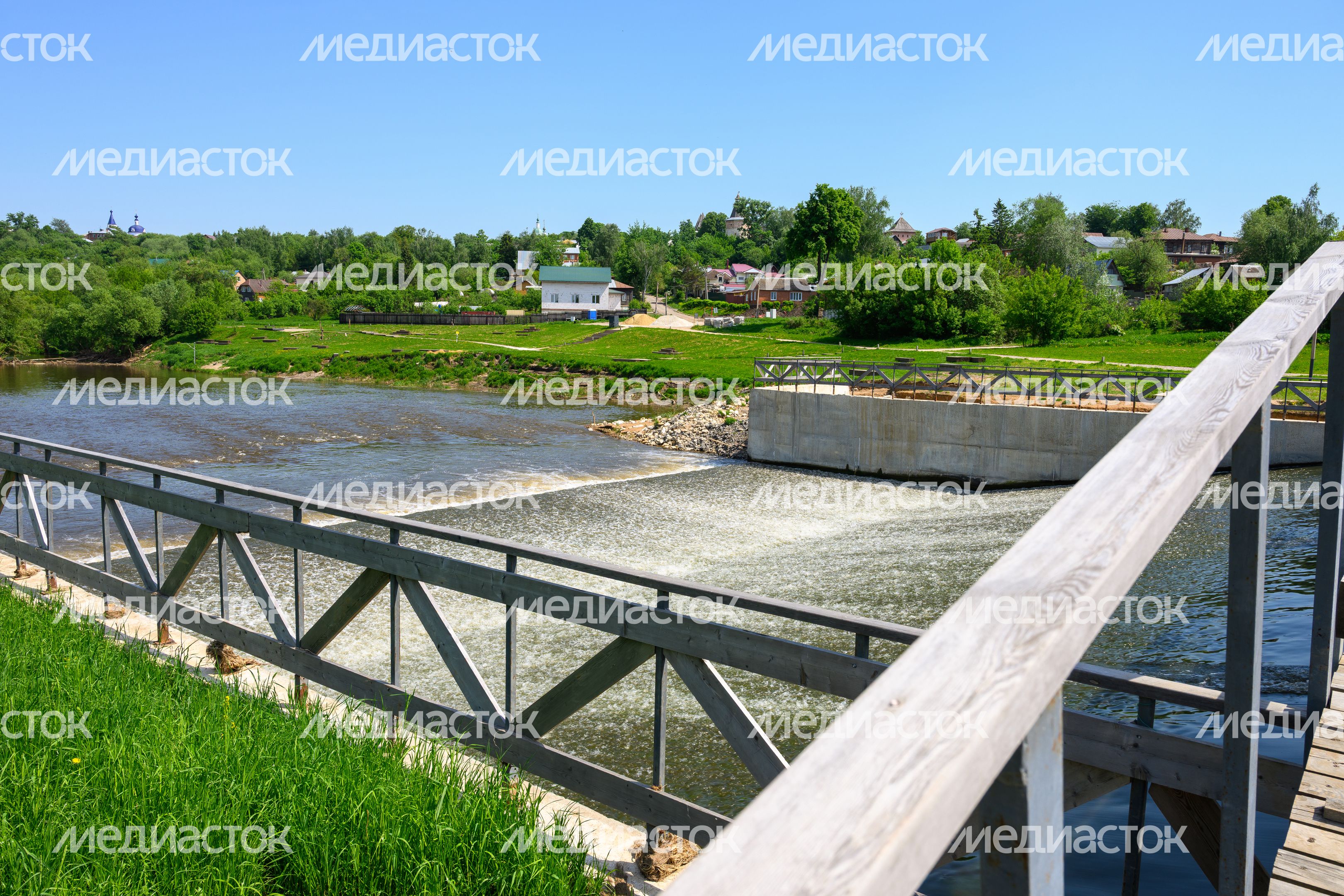 Зарайская плотина на реке Осетр Зарайская плотина на реке Осетр