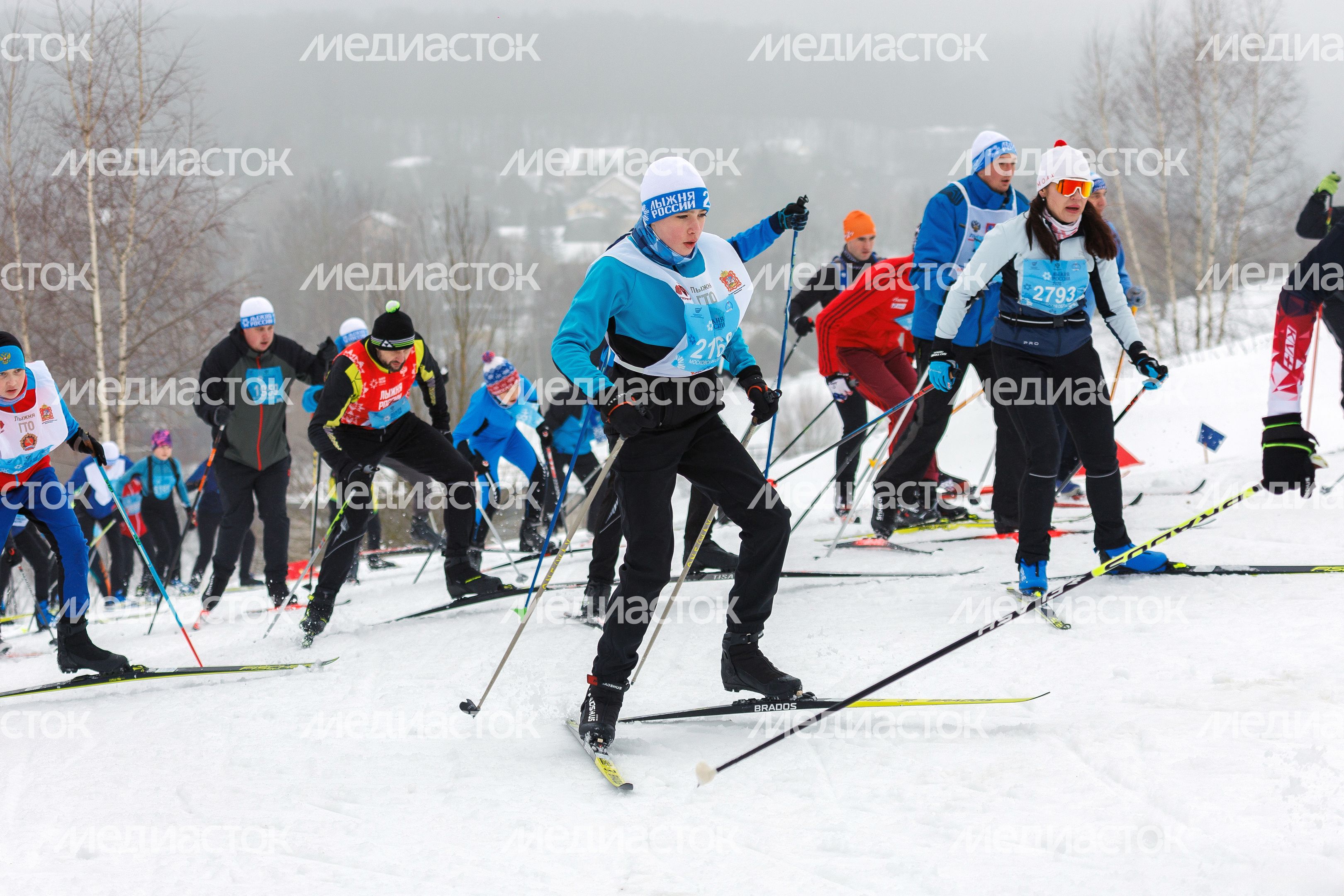 В Химках прошел 44-й этап всероссийской массовой лыжной гонки "Лыжня России"