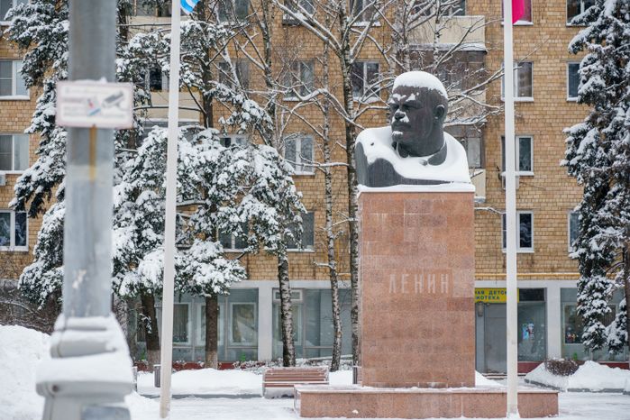Химки. Сквер «Юбилейный». Зима