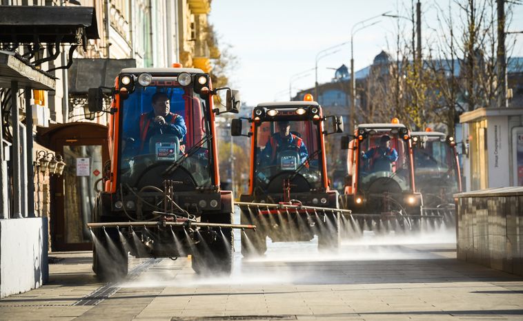 Солнечная погода в Москве