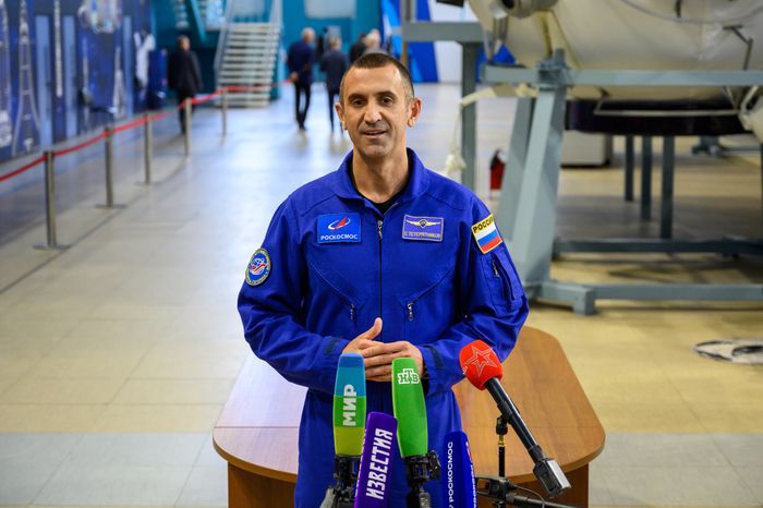 Космонавт Роскосмоса Сергей Тетерятников на комплексной тренировке в Центре подготовки космонавтов Звездного городка