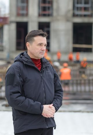 Андрей Воробьев проверил ход строительства Балашихинской областной больницы